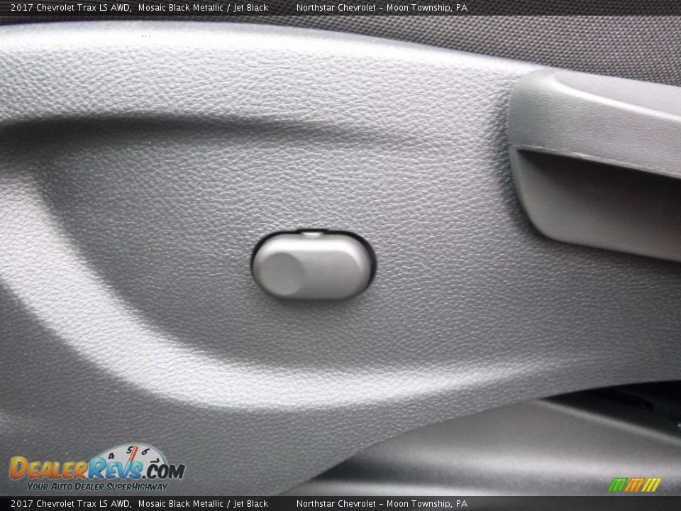 2017 Chevrolet Trax LS AWD Mosaic Black Metallic / Jet Black Photo #16