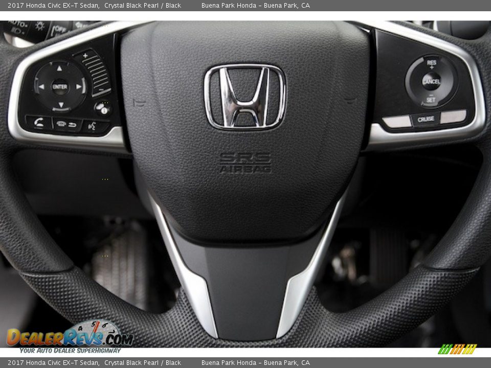 2017 Honda Civic EX-T Sedan Steering Wheel Photo #10