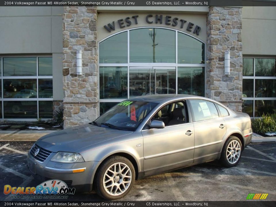 2004 Volkswagen Passat W8 4Motion Sedan Stonehenge Grey Metallic / Grey Photo #1