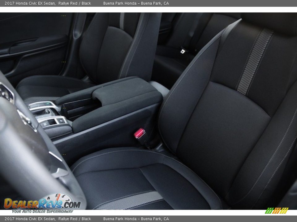 Front Seat of 2017 Honda Civic EX Sedan Photo #11