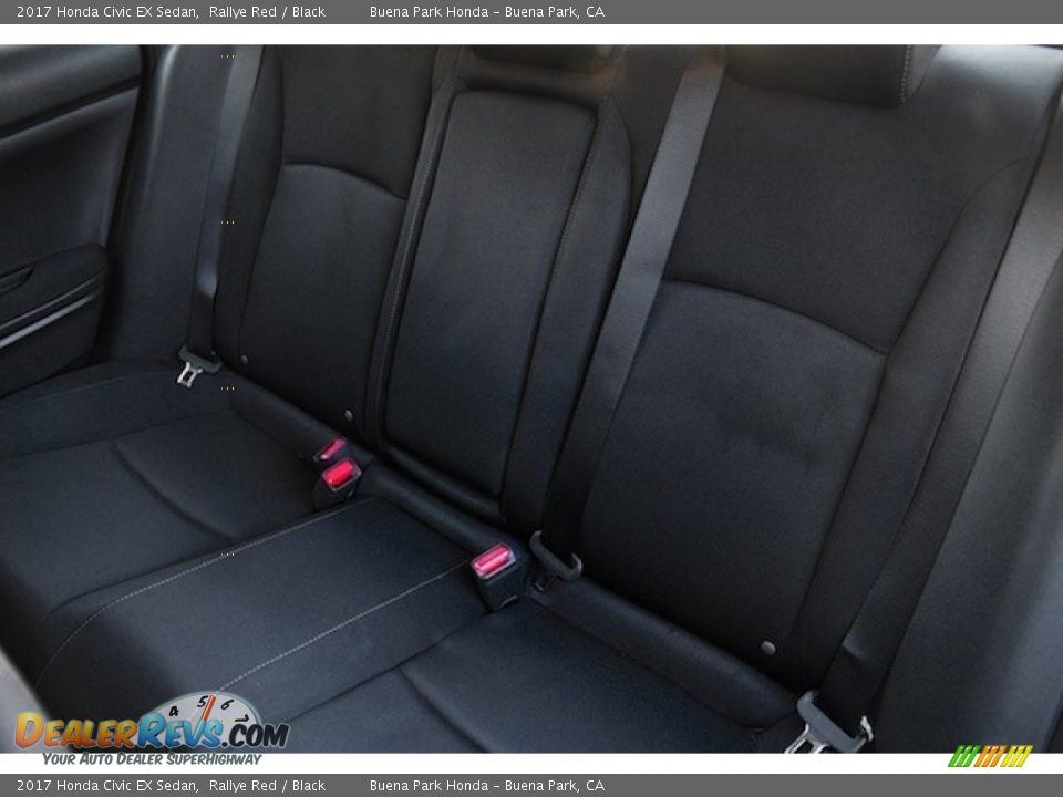 Rear Seat of 2017 Honda Civic EX Sedan Photo #15