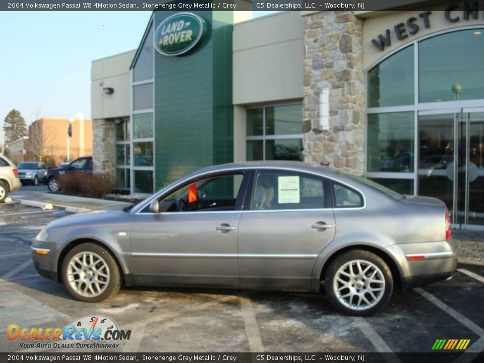 2004 Volkswagen Passat W8 4Motion Sedan Stonehenge Grey Metallic / Grey Photo #10