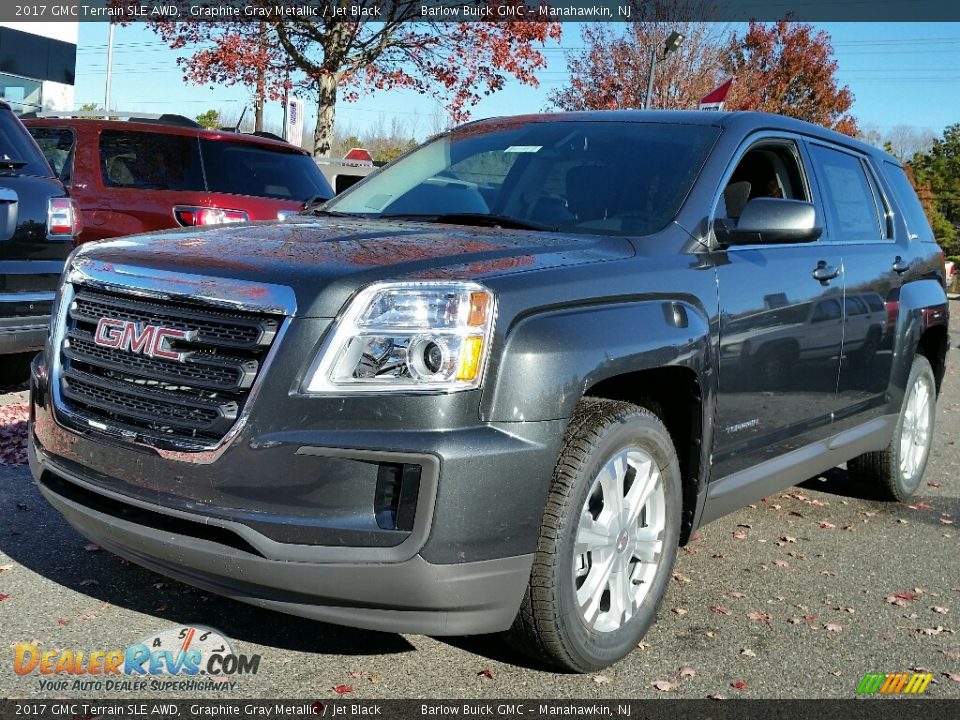 2017 GMC Terrain SLE AWD Graphite Gray Metallic / Jet Black Photo #1