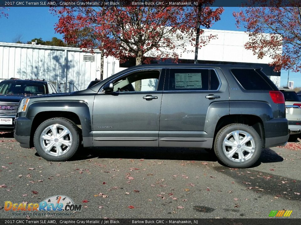 2017 GMC Terrain SLE AWD Graphite Gray Metallic / Jet Black Photo #3