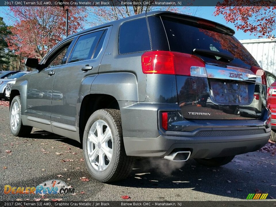 2017 GMC Terrain SLE AWD Graphite Gray Metallic / Jet Black Photo #4