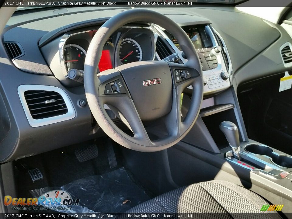 2017 GMC Terrain SLE AWD Graphite Gray Metallic / Jet Black Photo #7