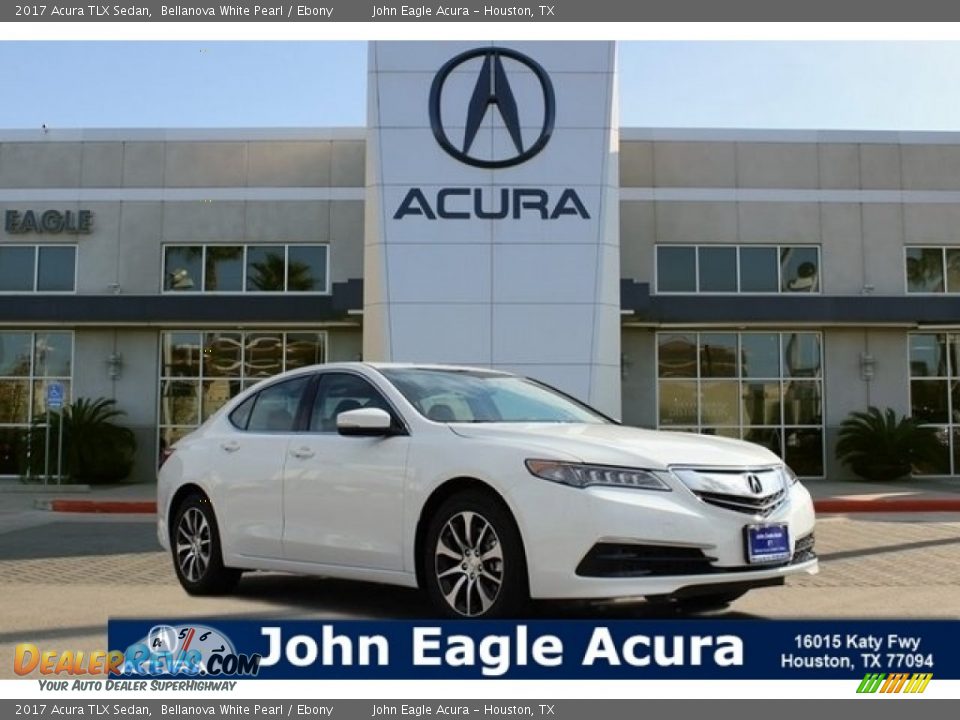 2017 Acura TLX Sedan Bellanova White Pearl / Ebony Photo #1