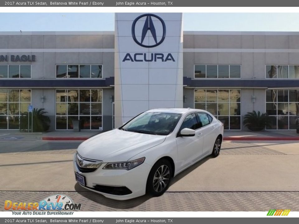 2017 Acura TLX Sedan Bellanova White Pearl / Ebony Photo #3