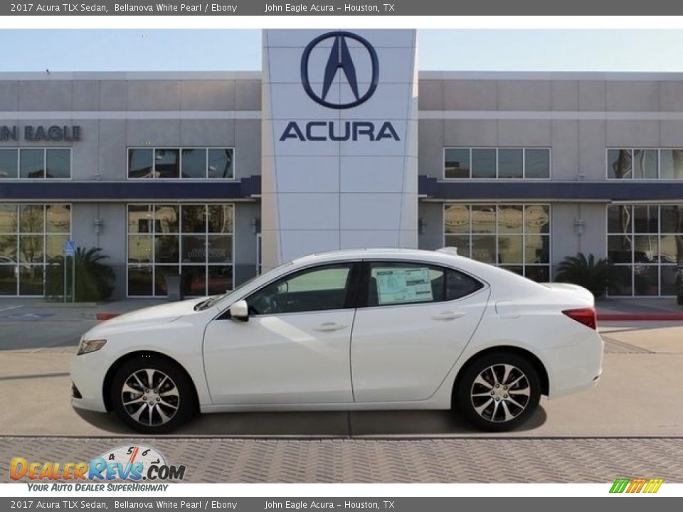 2017 Acura TLX Sedan Bellanova White Pearl / Ebony Photo #4