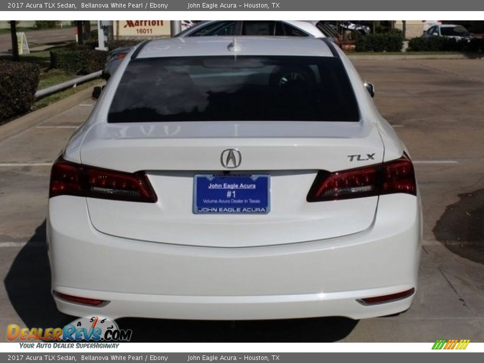 2017 Acura TLX Sedan Bellanova White Pearl / Ebony Photo #6