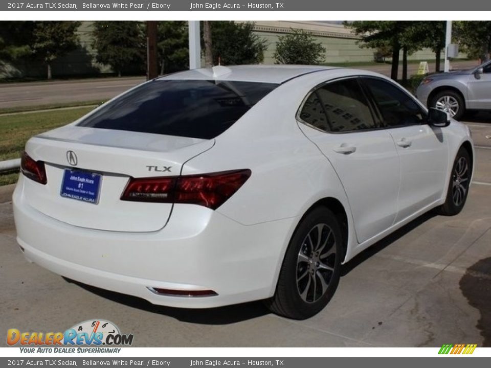 2017 Acura TLX Sedan Bellanova White Pearl / Ebony Photo #7