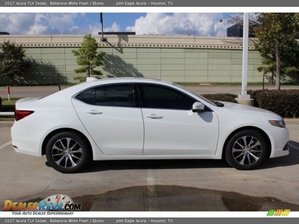 2017 Acura TLX Sedan Bellanova White Pearl / Ebony Photo #8
