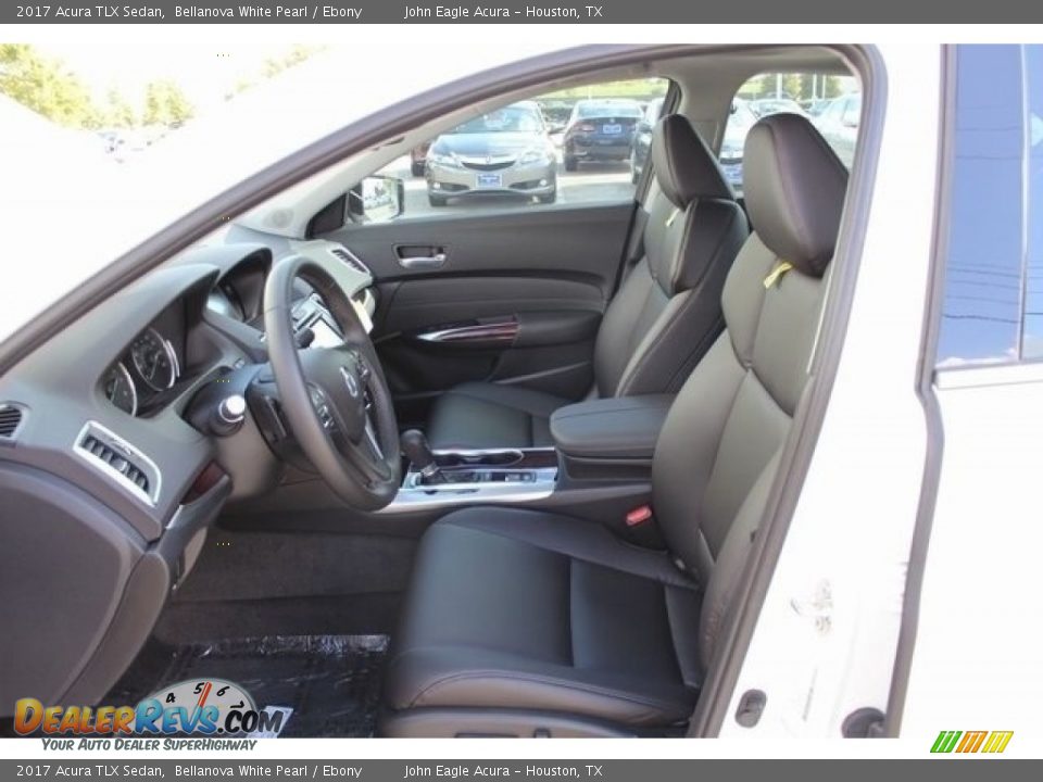 2017 Acura TLX Sedan Bellanova White Pearl / Ebony Photo #12