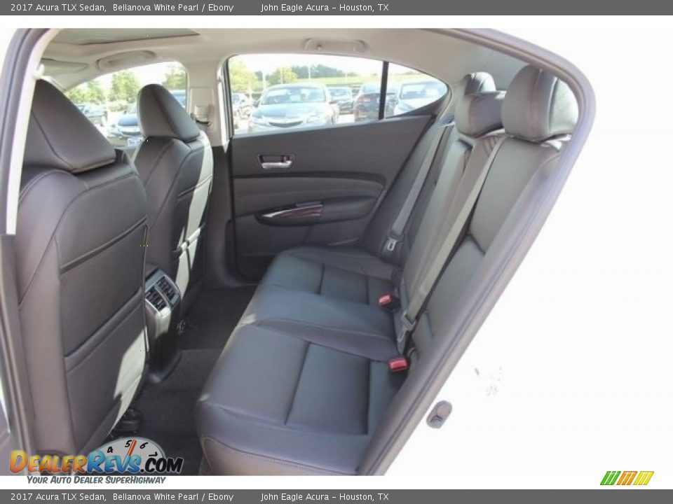 2017 Acura TLX Sedan Bellanova White Pearl / Ebony Photo #14
