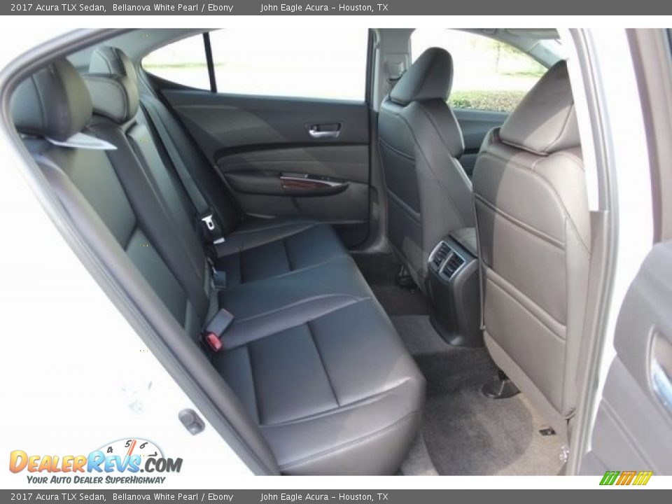 2017 Acura TLX Sedan Bellanova White Pearl / Ebony Photo #18