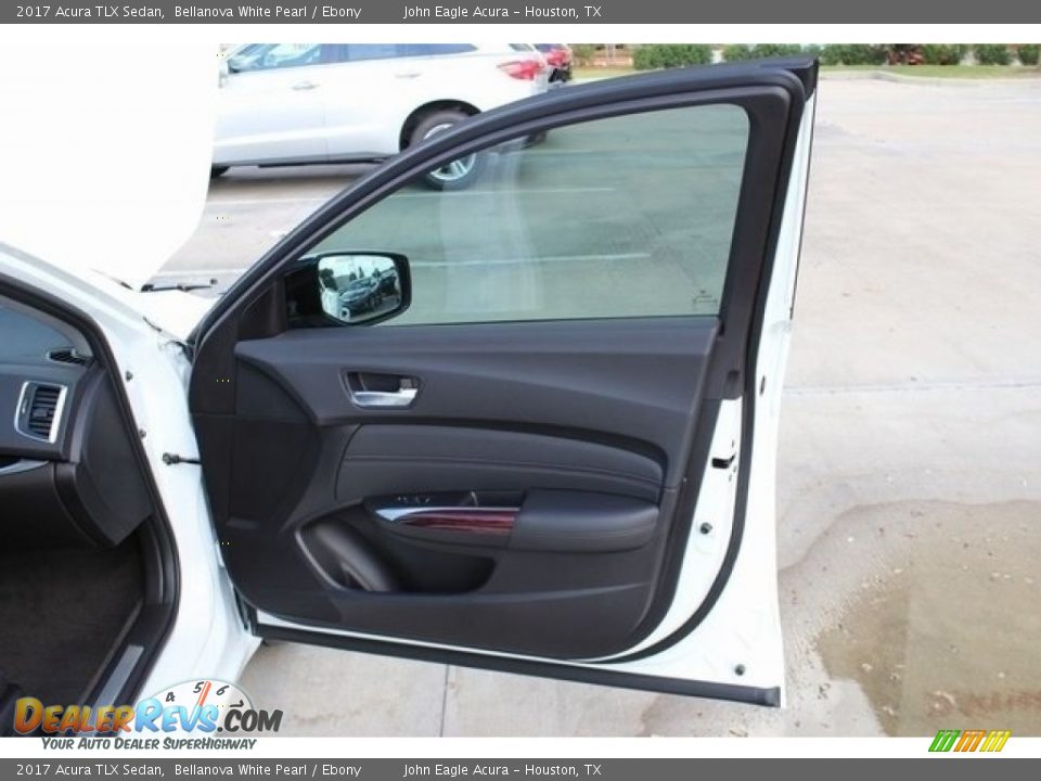 2017 Acura TLX Sedan Bellanova White Pearl / Ebony Photo #19