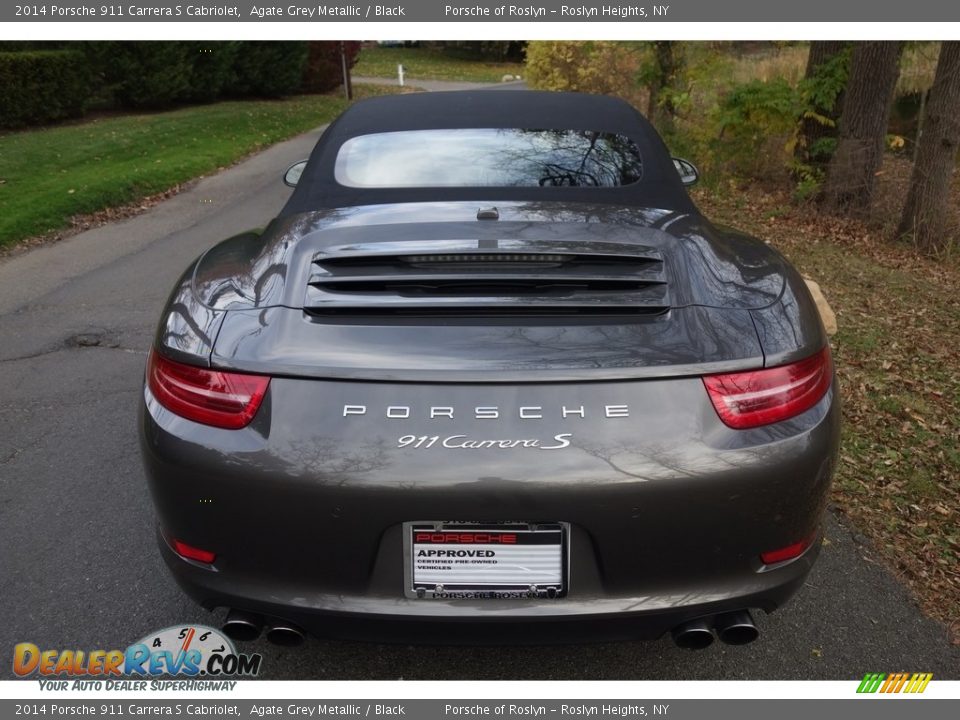 2014 Porsche 911 Carrera S Cabriolet Agate Grey Metallic / Black Photo #6