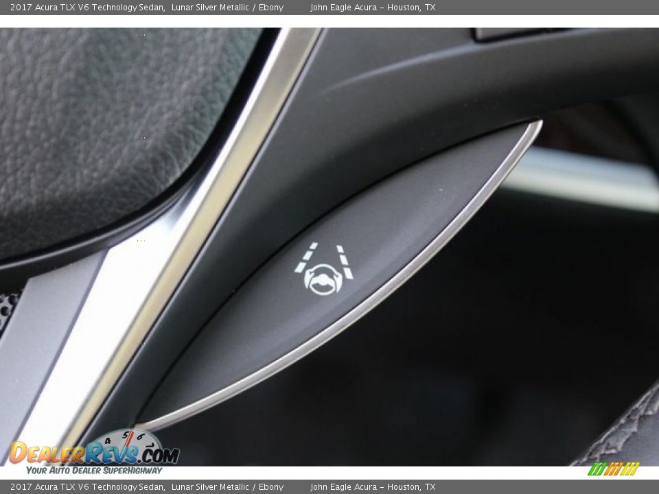 2017 Acura TLX V6 Technology Sedan Lunar Silver Metallic / Ebony Photo #33