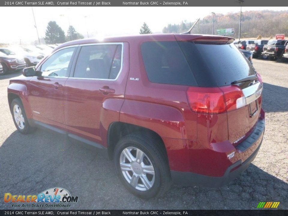 2014 GMC Terrain SLE AWD Crystal Red Tintcoat / Jet Black Photo #4