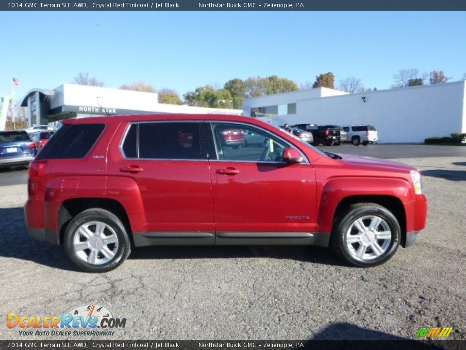 2014 GMC Terrain SLE AWD Crystal Red Tintcoat / Jet Black Photo #8