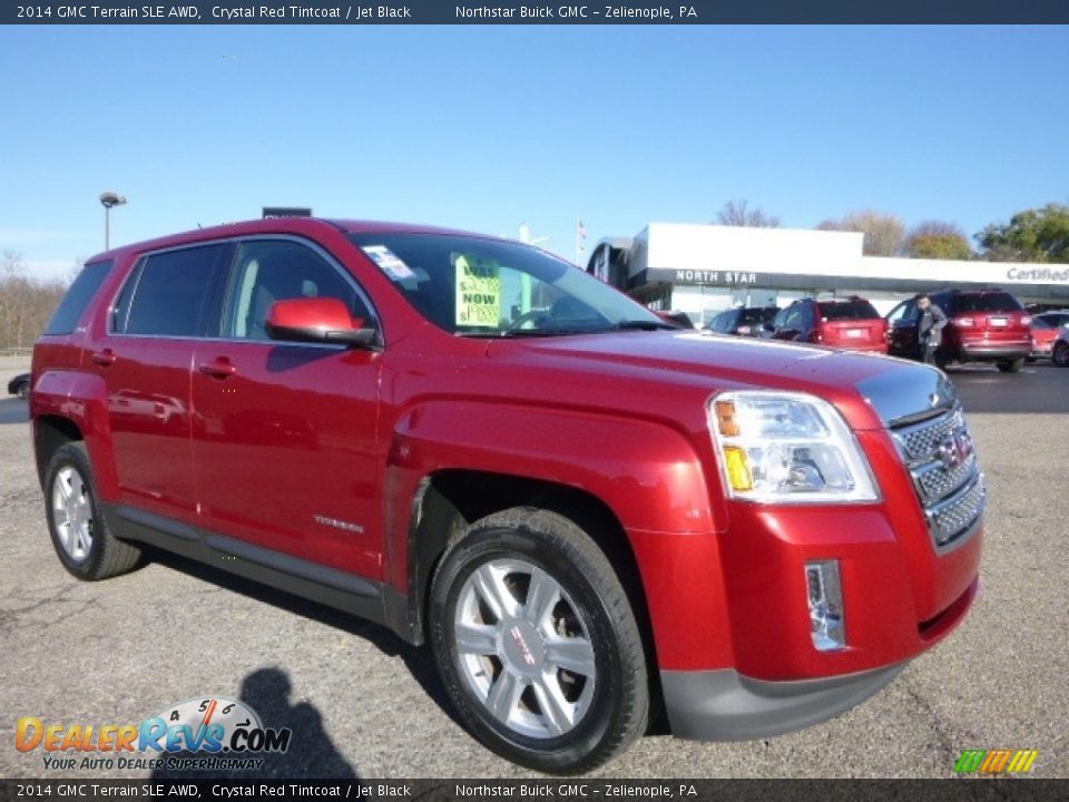 2014 GMC Terrain SLE AWD Crystal Red Tintcoat / Jet Black Photo #9