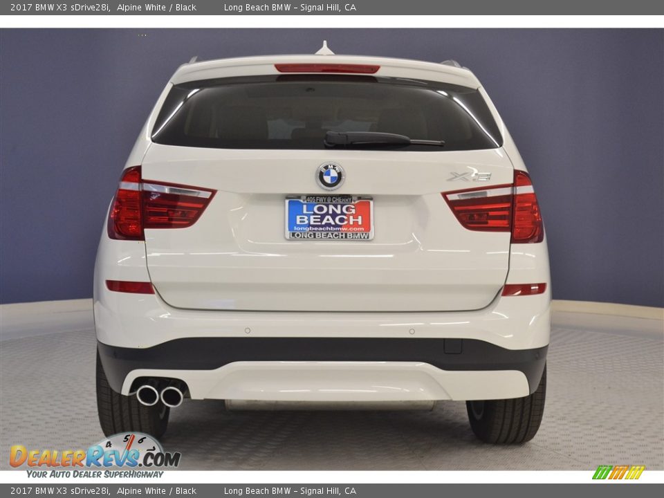 2017 BMW X3 sDrive28i Alpine White / Black Photo #5