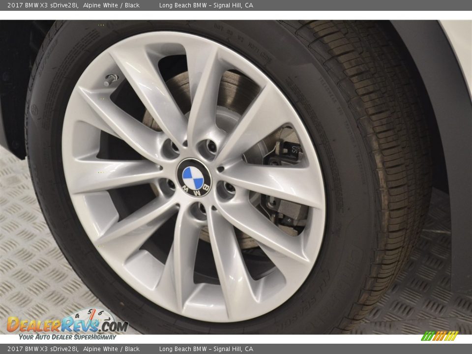 2017 BMW X3 sDrive28i Alpine White / Black Photo #6