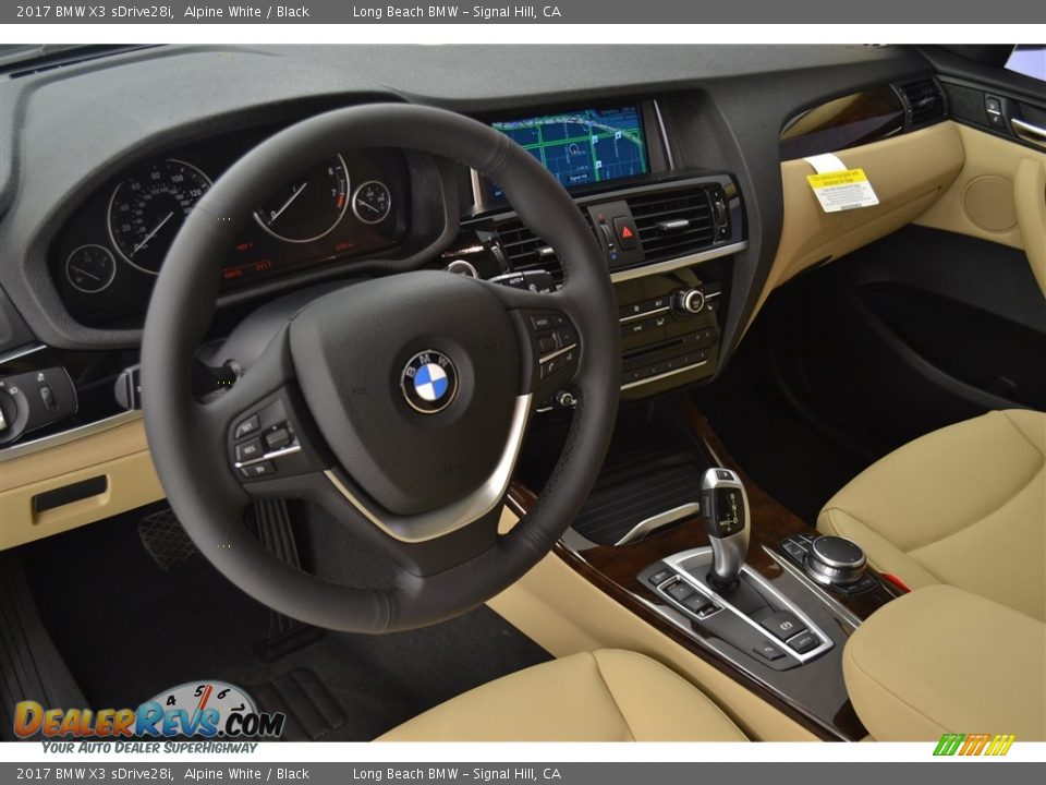 2017 BMW X3 sDrive28i Alpine White / Black Photo #7