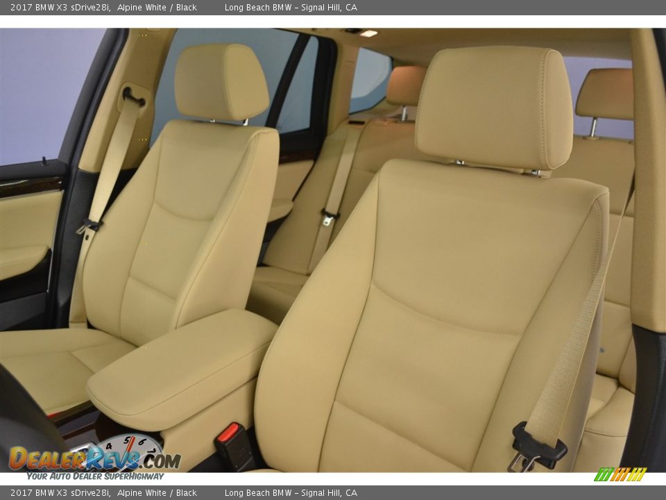 2017 BMW X3 sDrive28i Alpine White / Black Photo #8