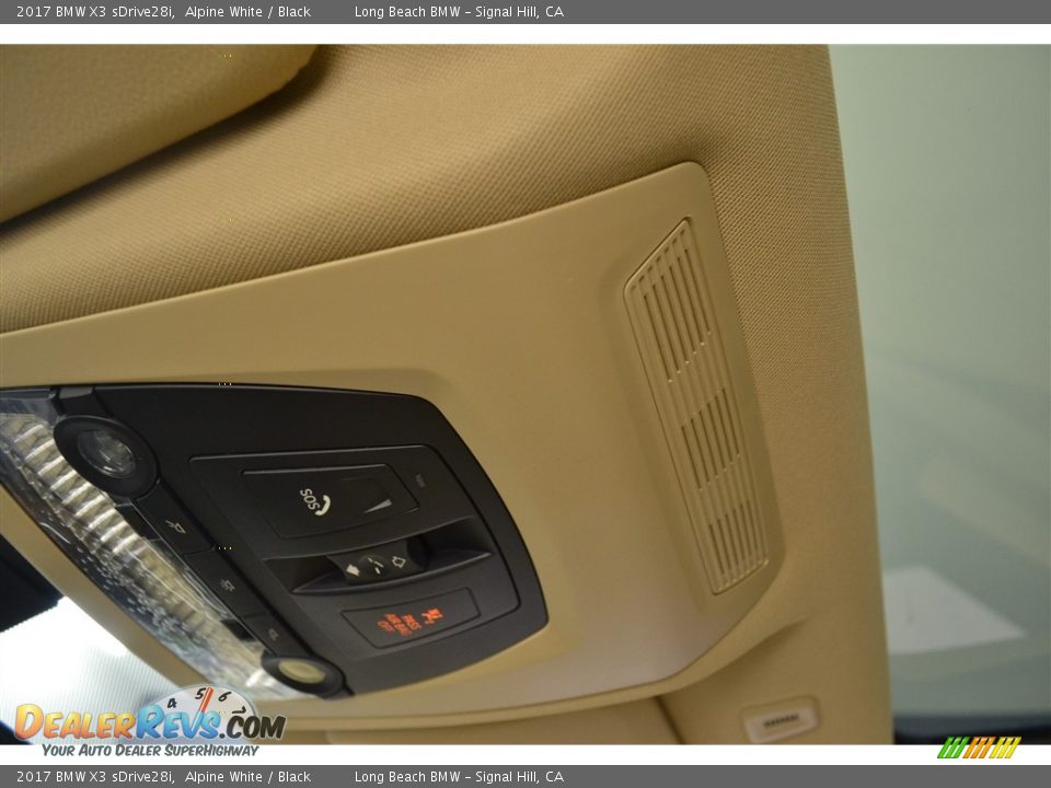 2017 BMW X3 sDrive28i Alpine White / Black Photo #13