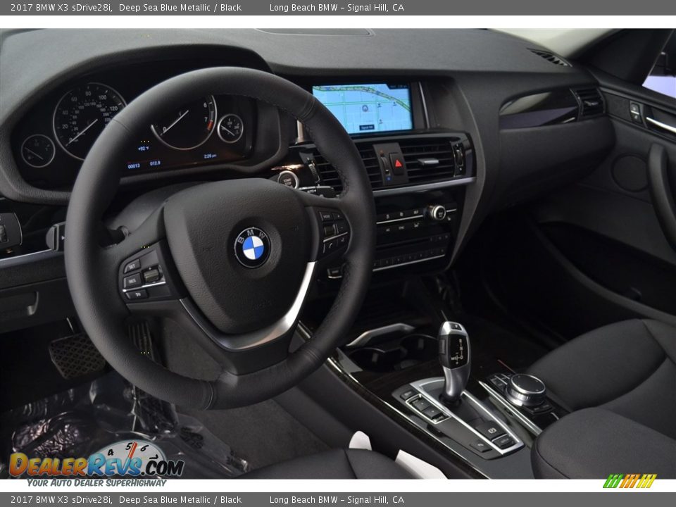2017 BMW X3 sDrive28i Deep Sea Blue Metallic / Black Photo #7