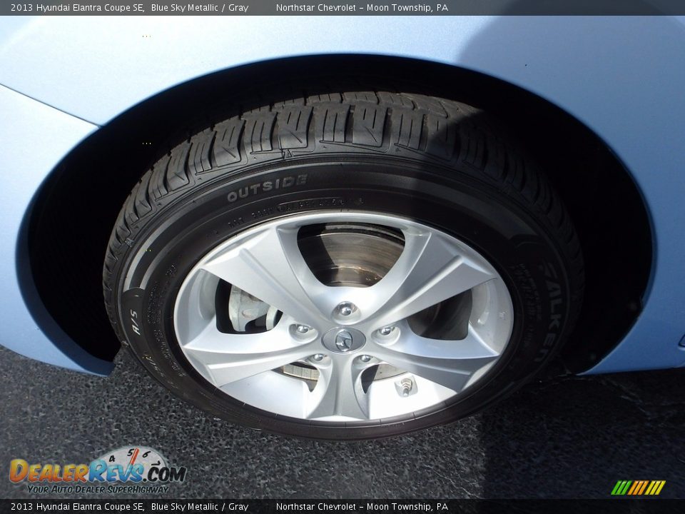 2013 Hyundai Elantra Coupe SE Blue Sky Metallic / Gray Photo #3