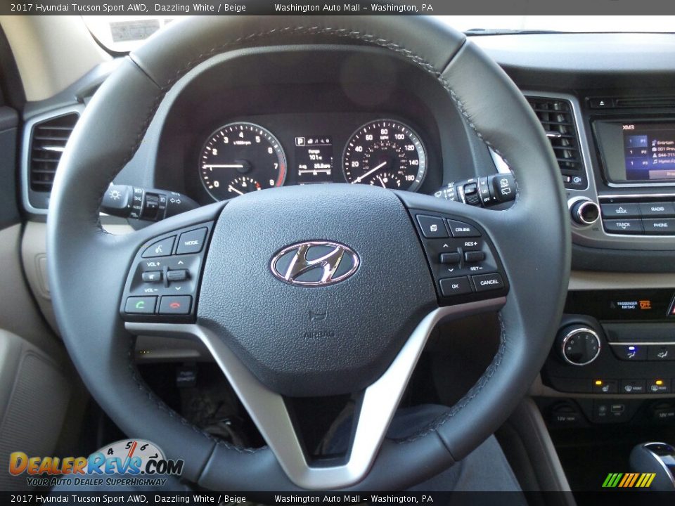 2017 Hyundai Tucson Sport AWD Steering Wheel Photo #18