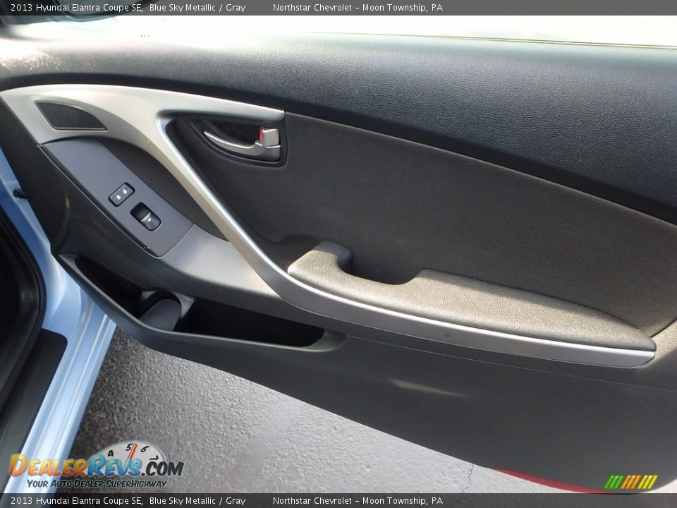 2013 Hyundai Elantra Coupe SE Blue Sky Metallic / Gray Photo #20