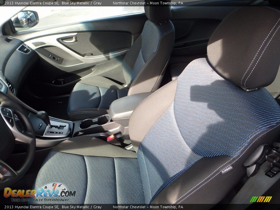 2013 Hyundai Elantra Coupe SE Blue Sky Metallic / Gray Photo #21