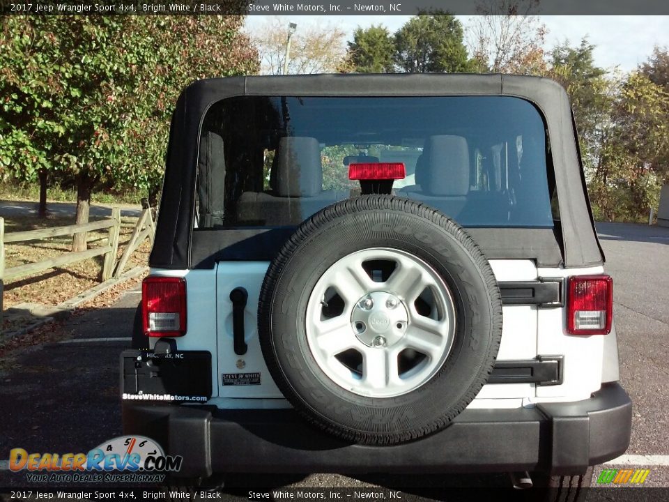 2017 Jeep Wrangler Sport 4x4 Bright White / Black Photo #6
