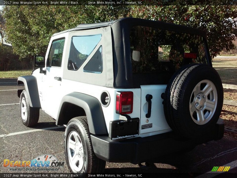 2017 Jeep Wrangler Sport 4x4 Bright White / Black Photo #7