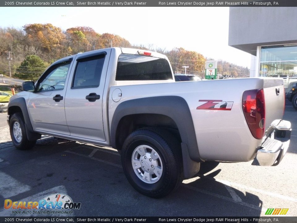 2005 Chevrolet Colorado LS Crew Cab Silver Birch Metallic / Very Dark Pewter Photo #3