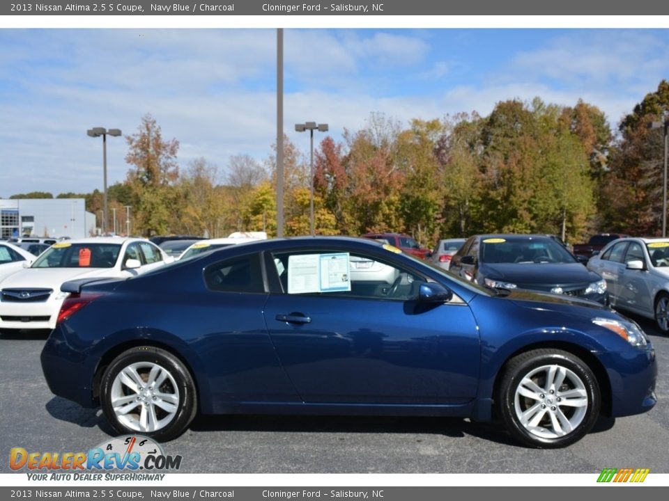 2013 Nissan Altima 2.5 S Coupe Navy Blue / Charcoal Photo #2