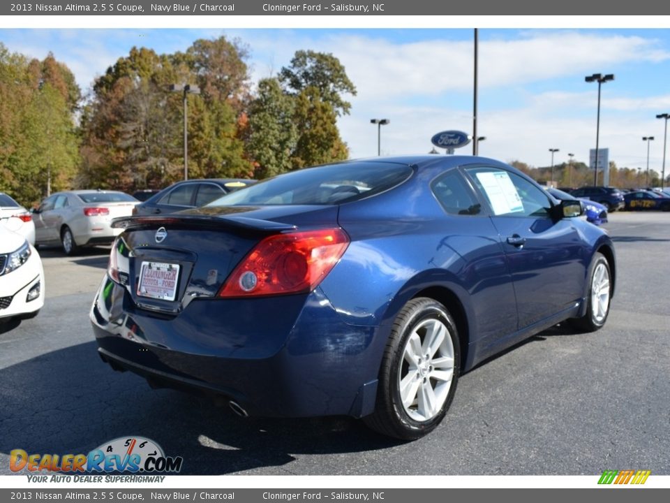 2013 Nissan Altima 2.5 S Coupe Navy Blue / Charcoal Photo #3