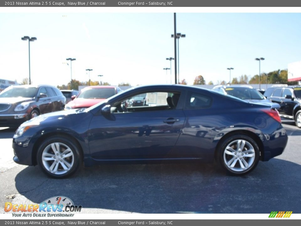 2013 Nissan Altima 2.5 S Coupe Navy Blue / Charcoal Photo #6