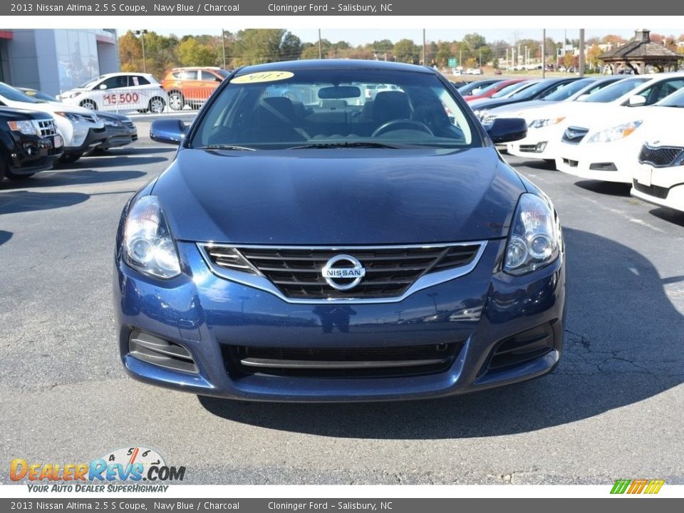2013 Nissan Altima 2.5 S Coupe Navy Blue / Charcoal Photo #22