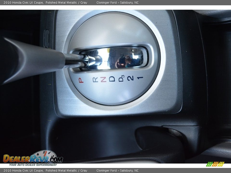 2010 Honda Civic LX Coupe Polished Metal Metallic / Gray Photo #16