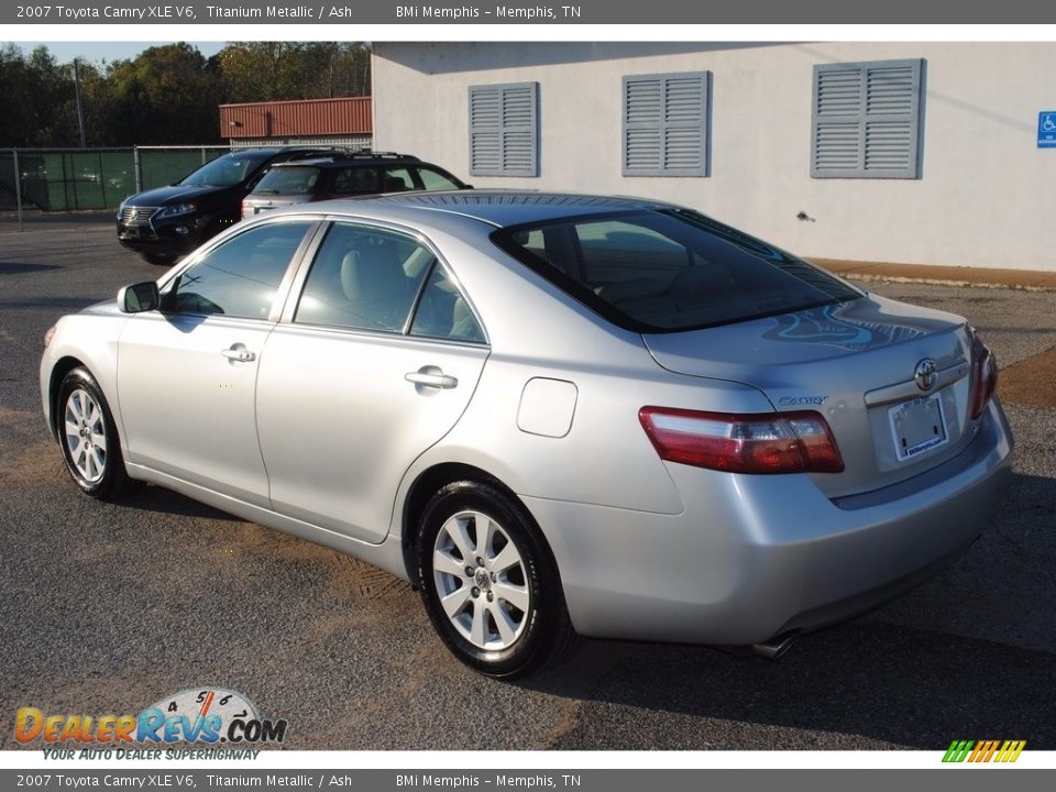 2007 Toyota Camry XLE V6 Titanium Metallic / Ash Photo #3