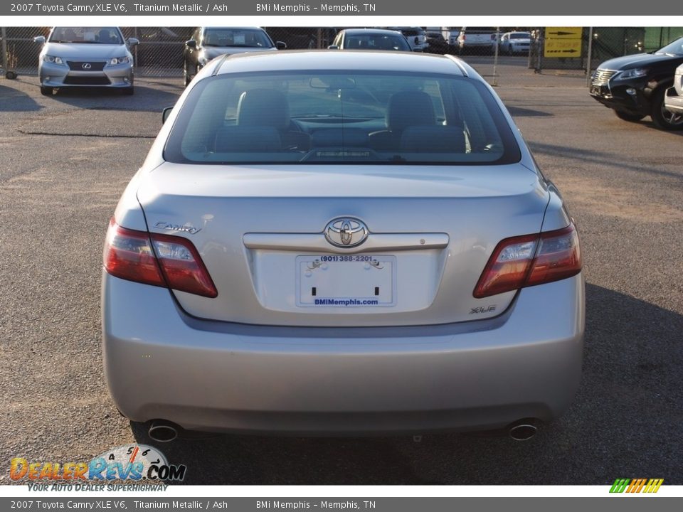 2007 Toyota Camry XLE V6 Titanium Metallic / Ash Photo #4