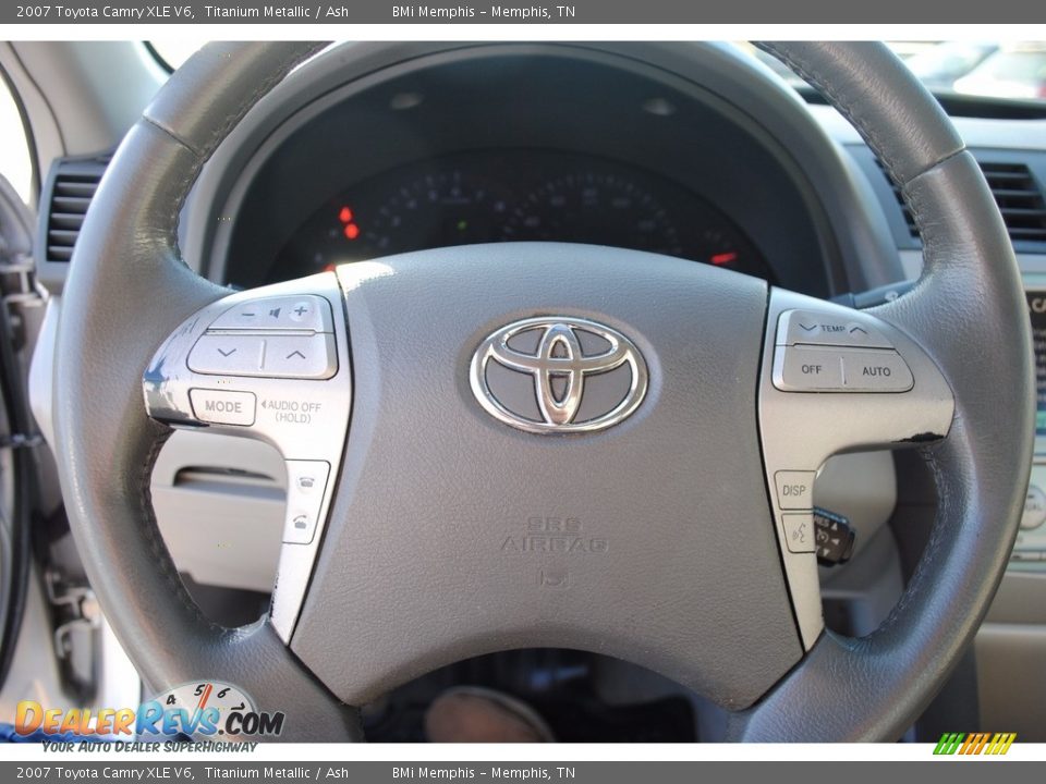 2007 Toyota Camry XLE V6 Titanium Metallic / Ash Photo #12