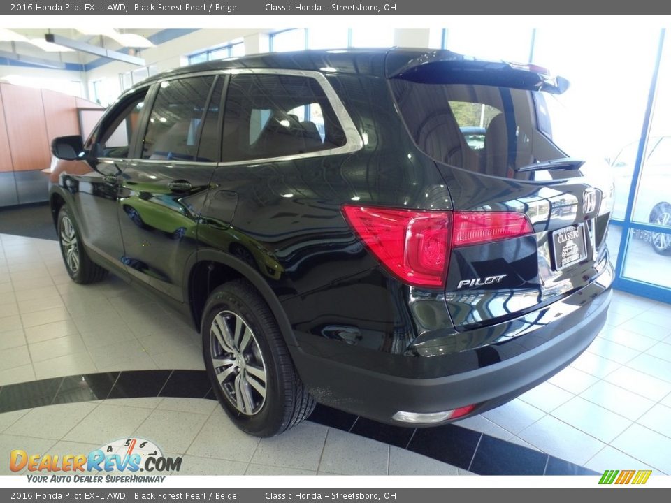2016 Honda Pilot EX-L AWD Black Forest Pearl / Beige Photo #2