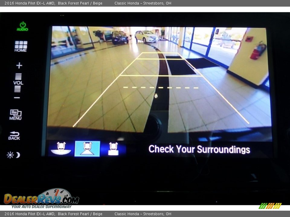 2016 Honda Pilot EX-L AWD Black Forest Pearl / Beige Photo #12