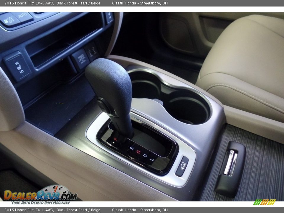2016 Honda Pilot EX-L AWD Black Forest Pearl / Beige Photo #14