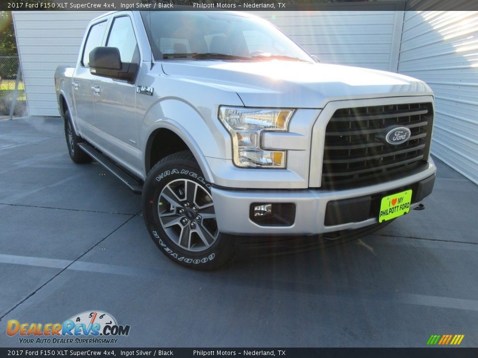 2017 Ford F150 XLT SuperCrew 4x4 Ingot Silver / Black Photo #1